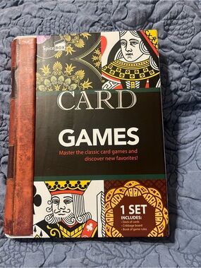 Card Games Set - Black/Multicolor NWT
